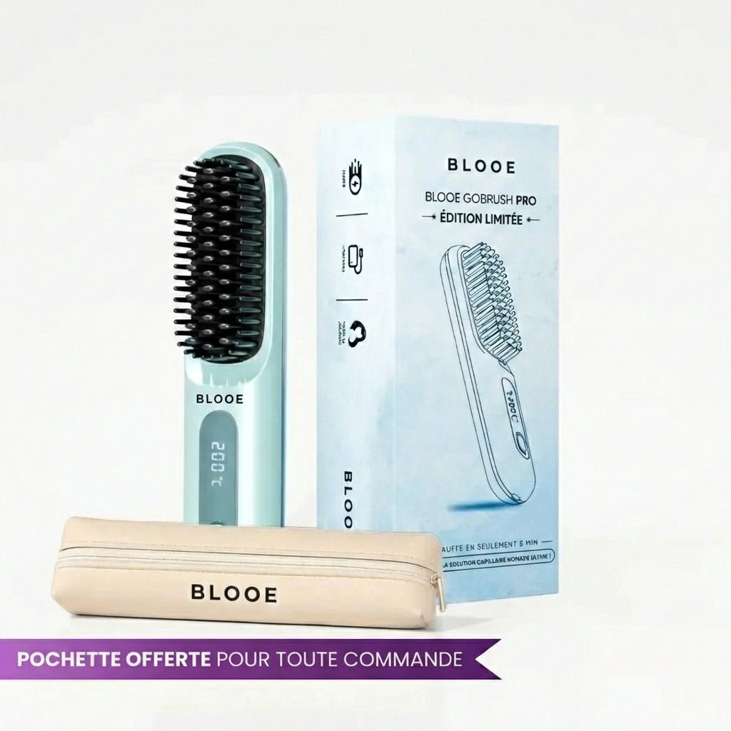 La PREMIÈRE brosse coiffante intelligente pour cheveux courts