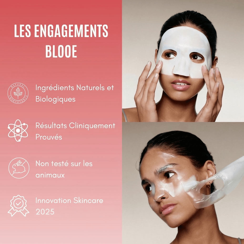 Masque bio-collagène visage - Blooe