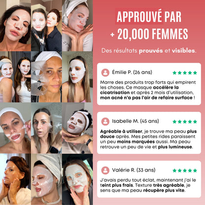 Masque bio-collagène visage - Blooe