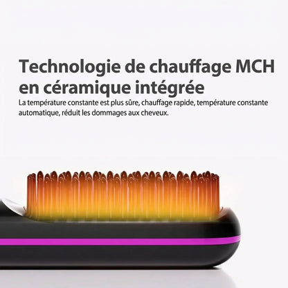 La PREMIÈRE brosse coiffante intelligente pour cheveux courts