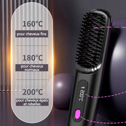 La PREMIÈRE brosse coiffante intelligente pour cheveux courts