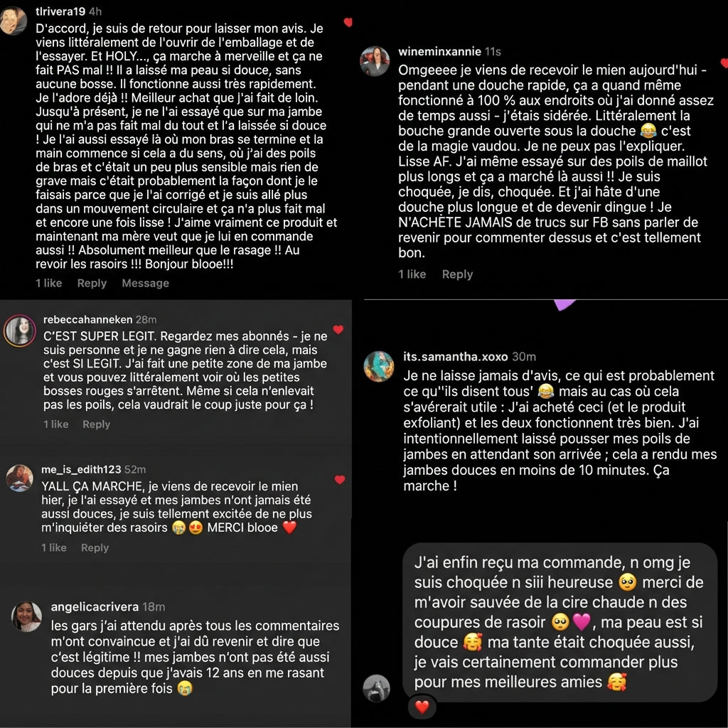 Gomme à Épiler en Cristal - Blooe