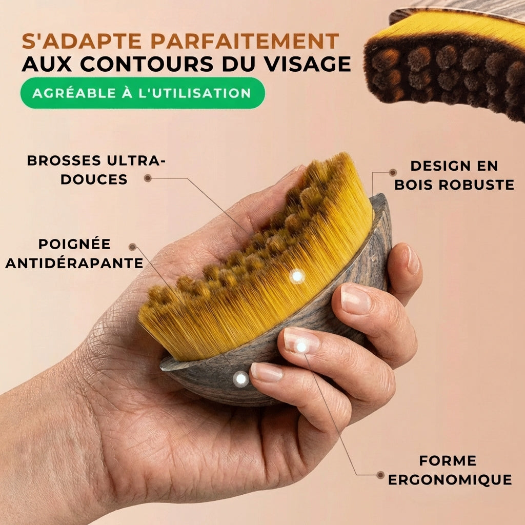 Brosse de drainage lymphatique - Blooe