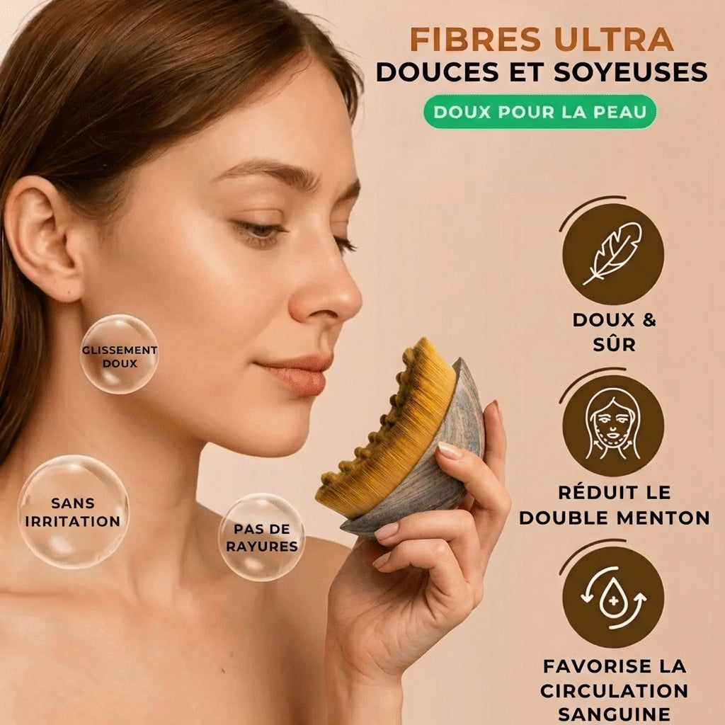 Brosse de drainage lymphatique - Blooe