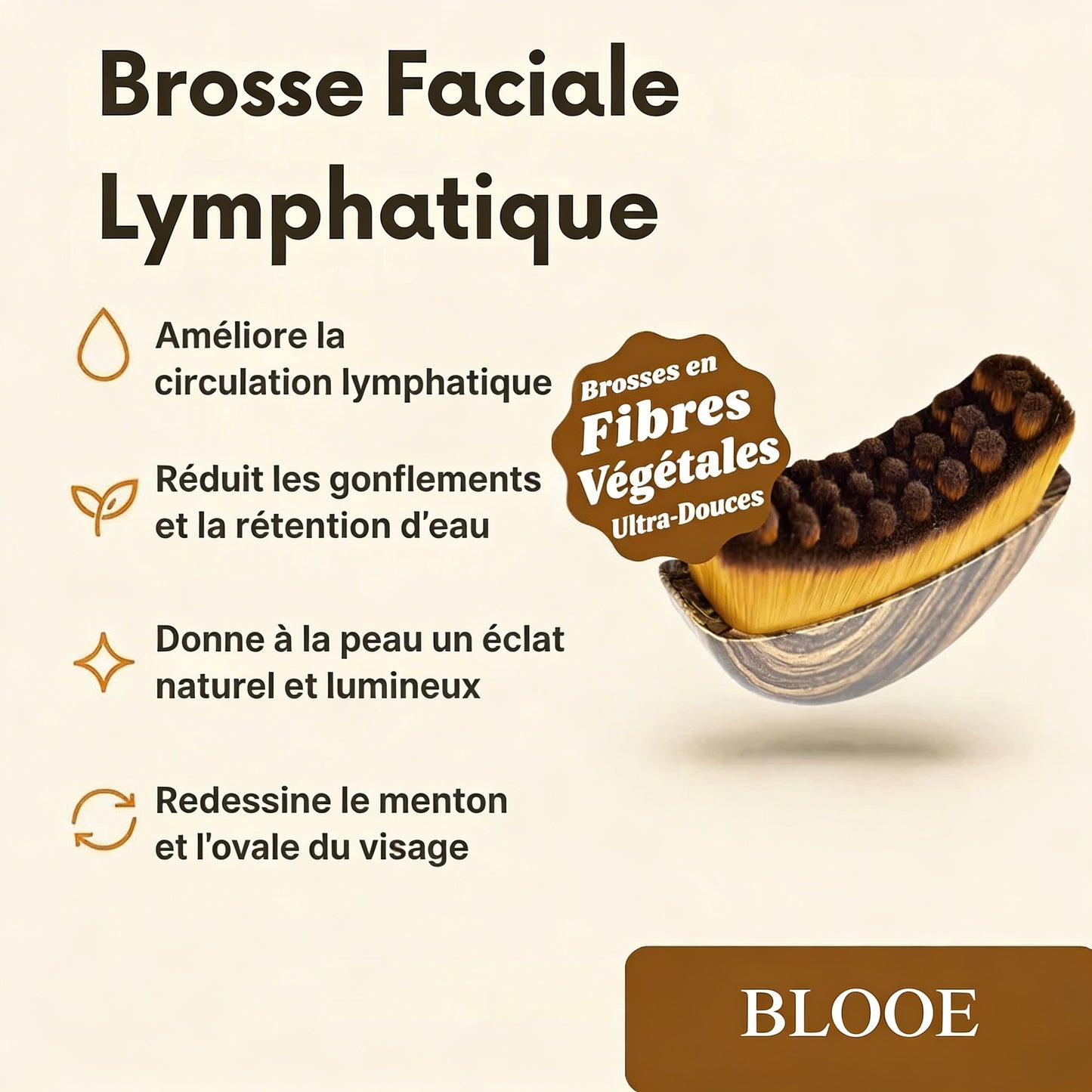 Blooe™ Brosse Faciale Lymphatique
