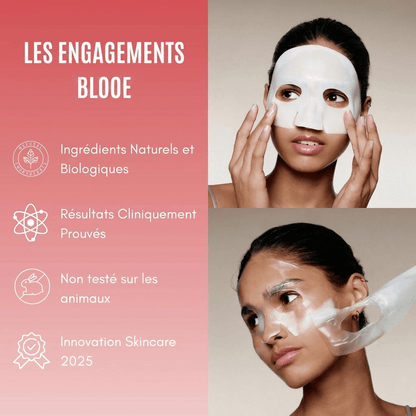 Masque bio-collagène visage - Blooe