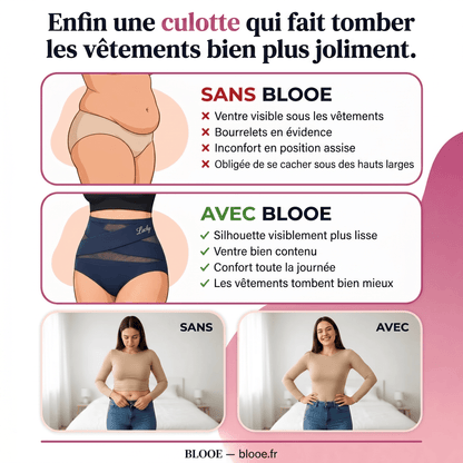 Culotte gainante taille haute - Effet ventre plat sans coutures