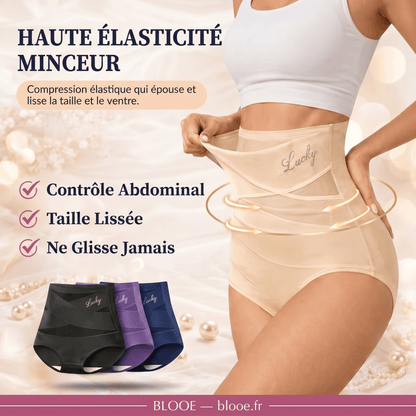 Culotte gainante taille haute - Effet ventre plat sans coutures