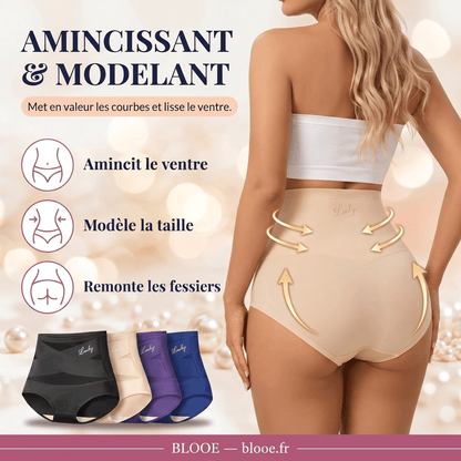 Culotte gainante taille haute - Effet ventre plat sans coutures