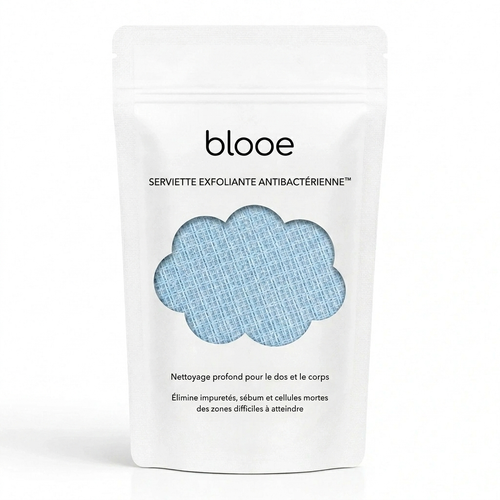 Serviette exfoliante antibactérienne